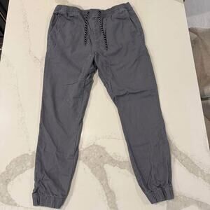 Lira Clothing Weekend Jogger 2.0 Pants Mens 36 SlimFit CharcoalGray ElasticWaist